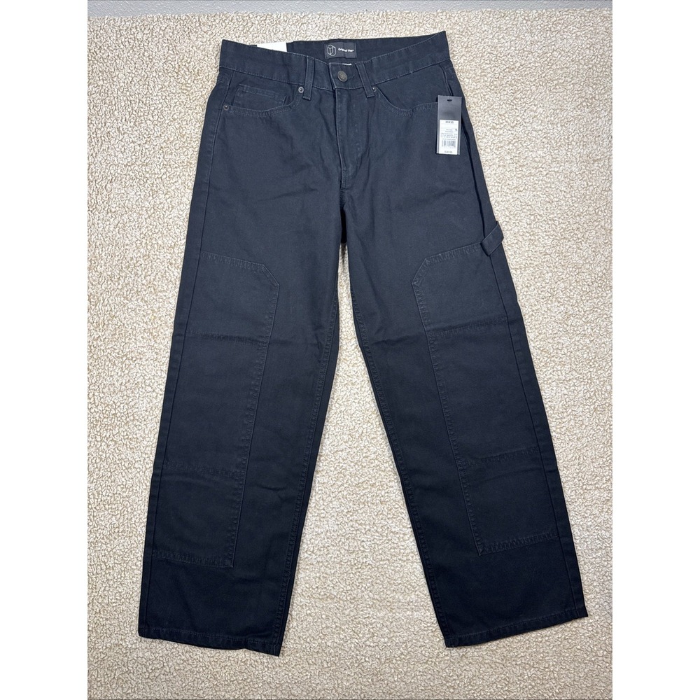 NEW Original Use Carpenter Utility Pants 30x30 Black Relaxed Fit NWT $30 Retail